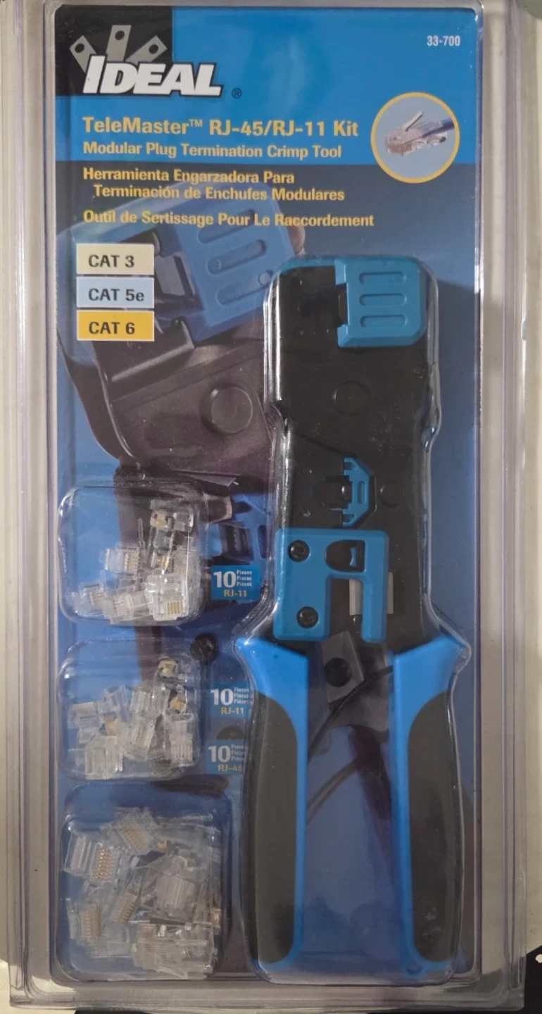 TeleMaster  Modular Plug Termination Crimp Tool