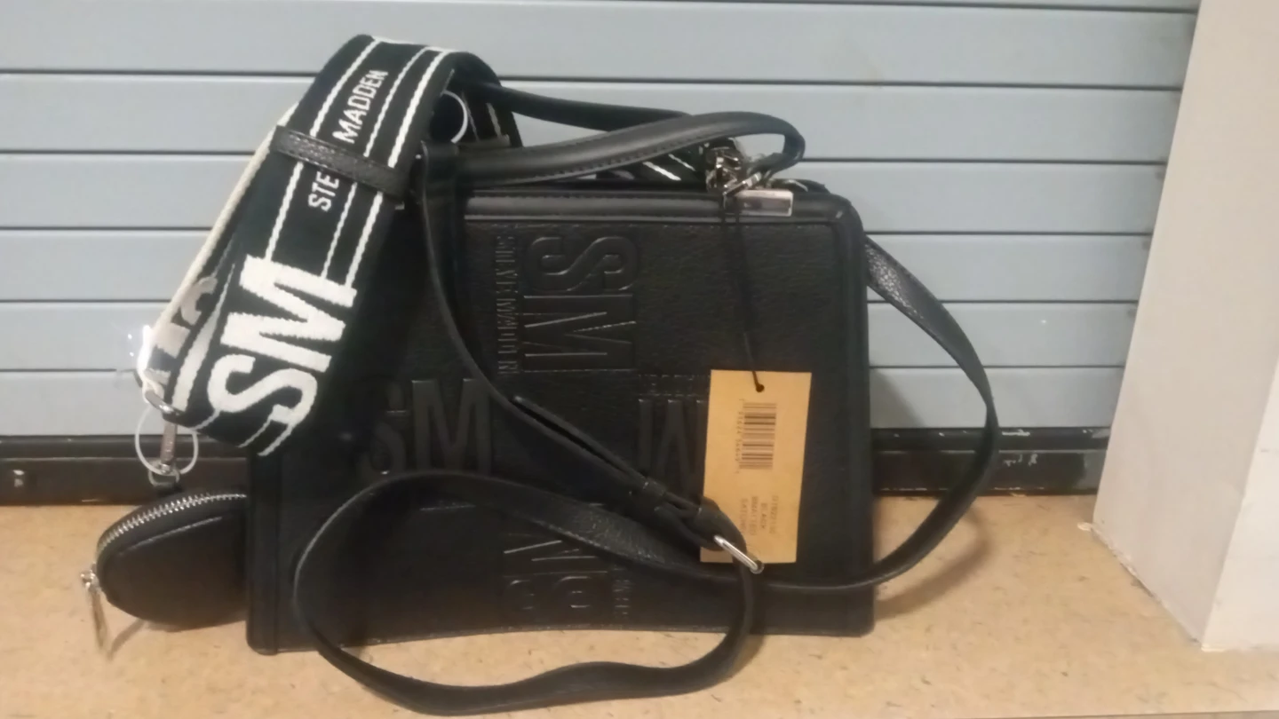 Steve Madden Black Handbag with Coin Pouch