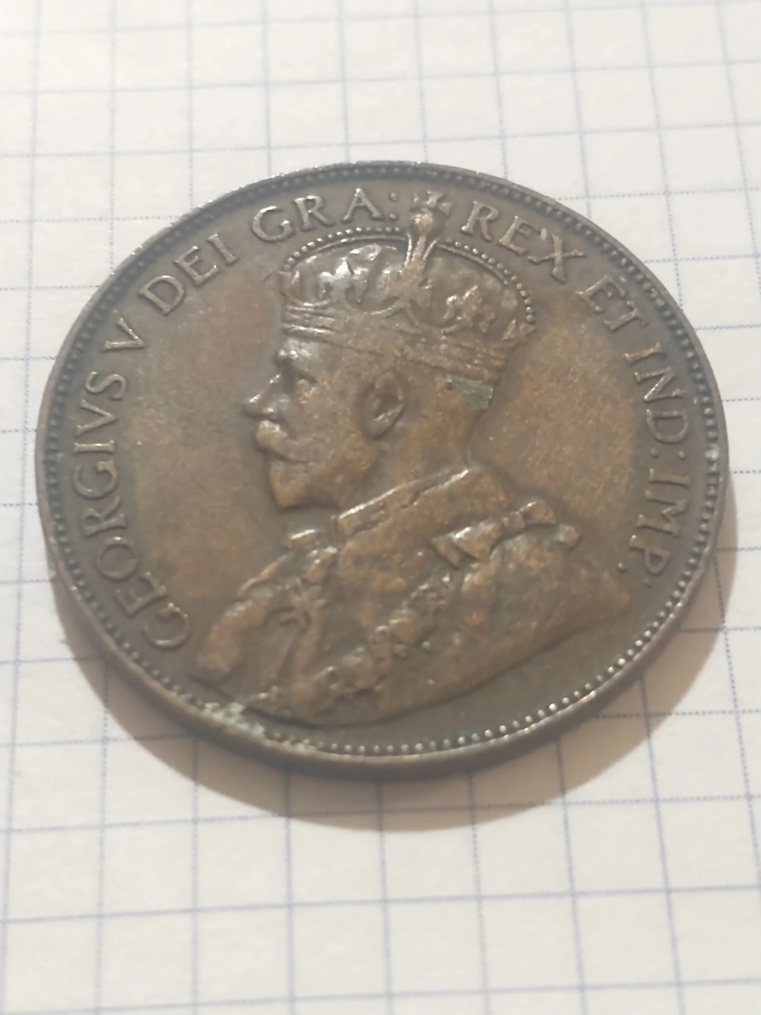 1920 Canada One Cent Coin - photo 3