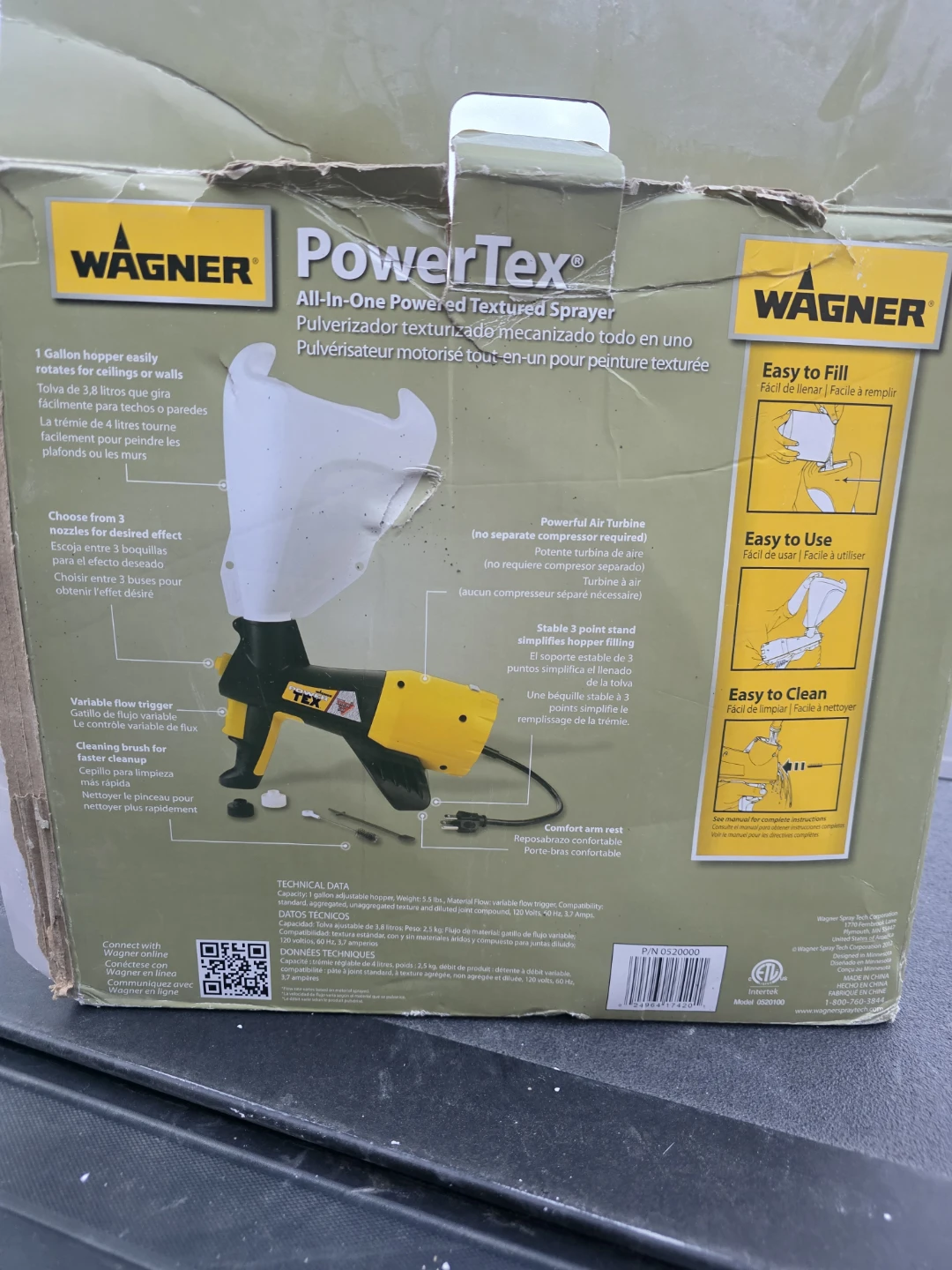 Wagner PowerTex All-In-One Powered Textured Sprayer - photo 4