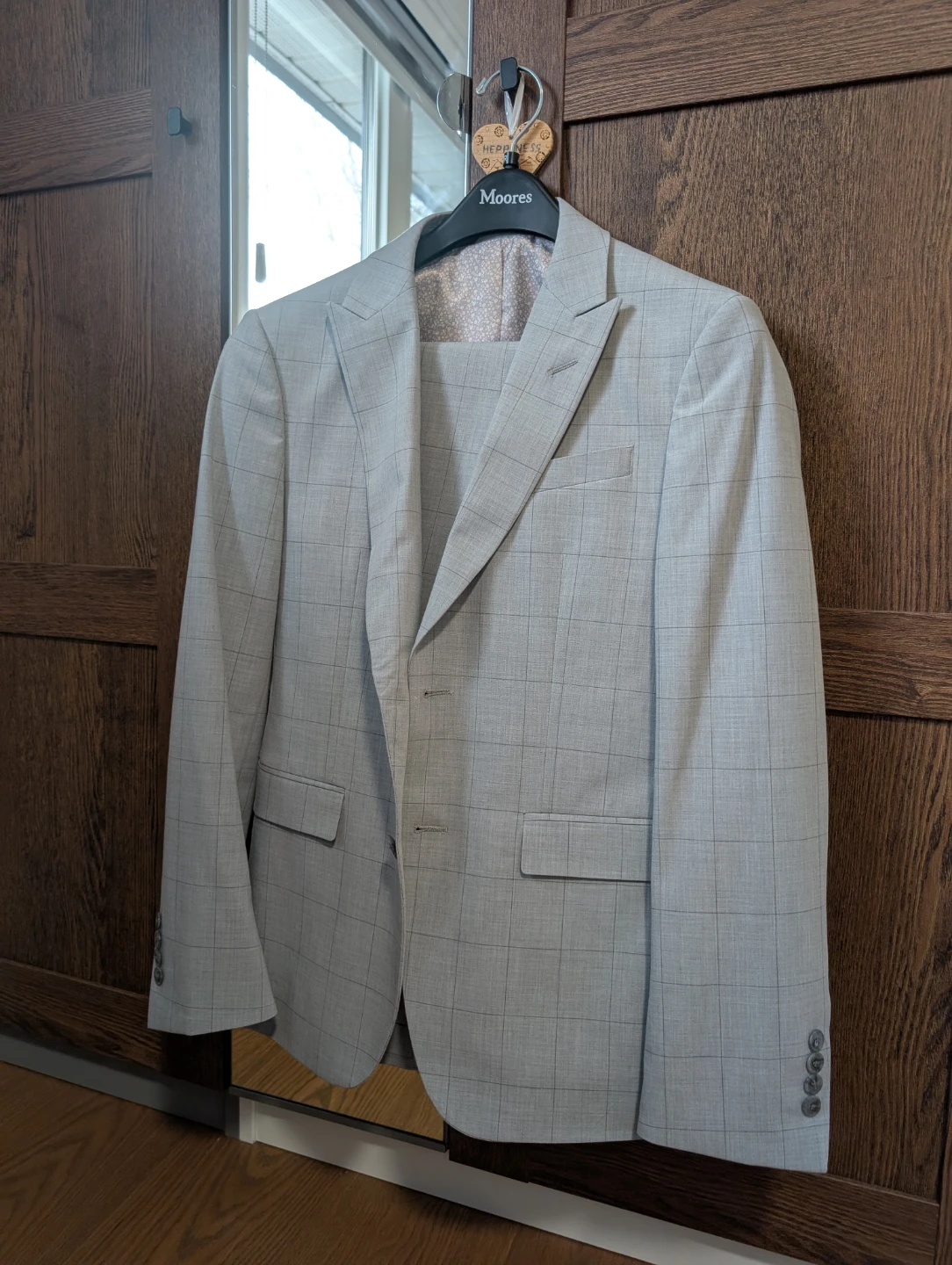 Egara Men's Plaid Suit Set from Moore's Store
