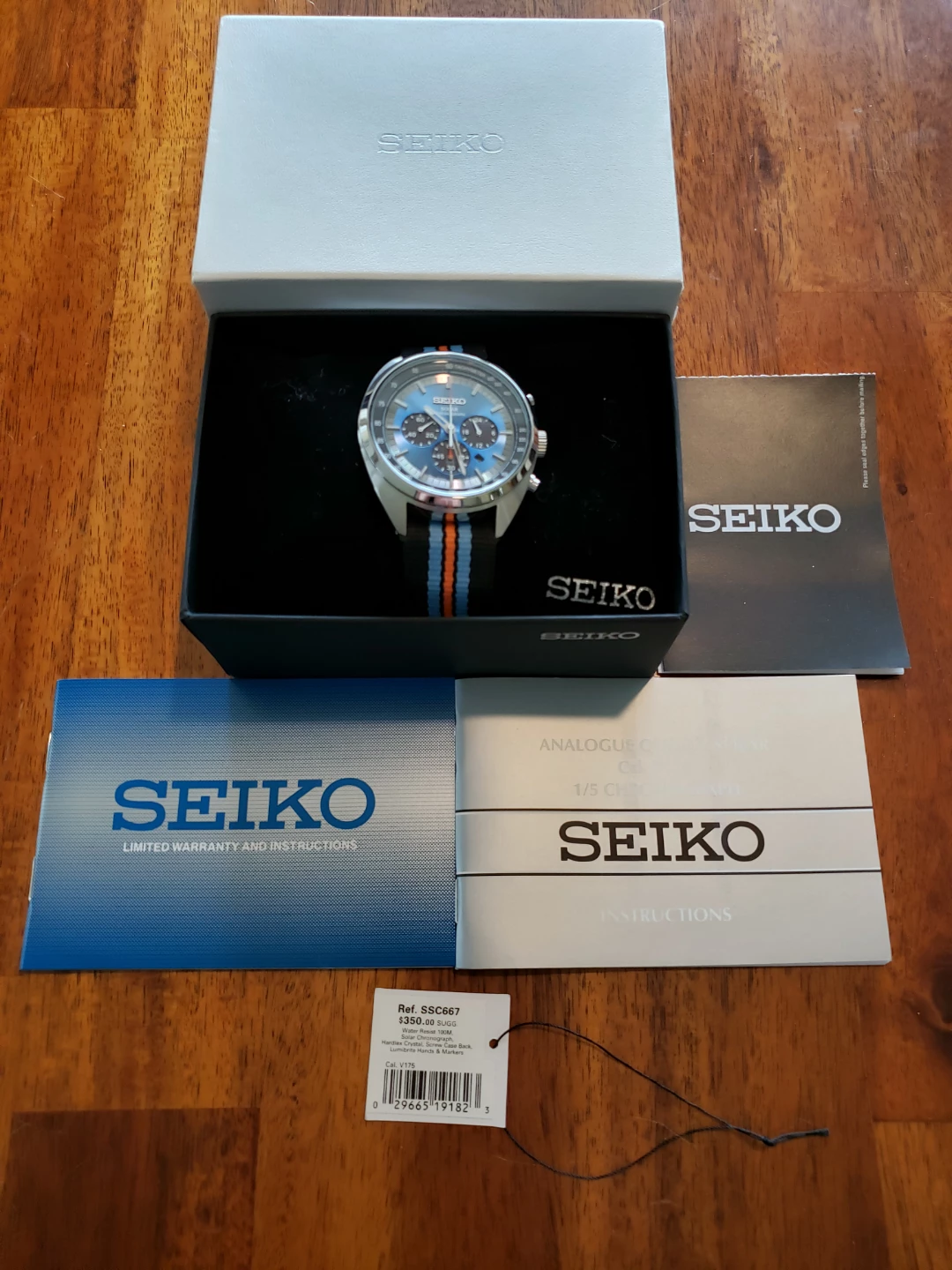 Seiko Recraft Solar Chronograph SSC667 - photo 5