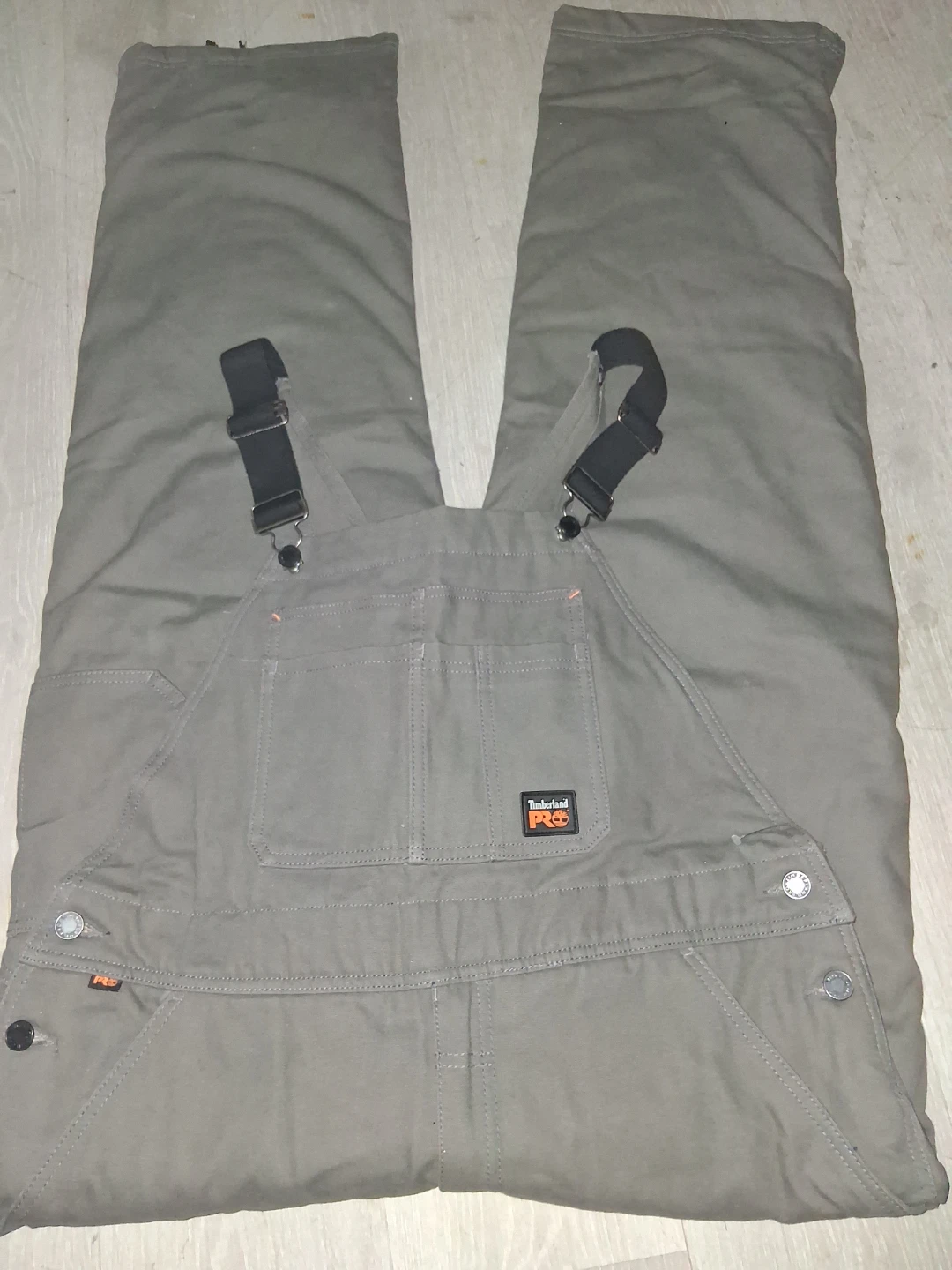 Timberland PRO Men's Grey Original Fit Insulated Bib Overalls