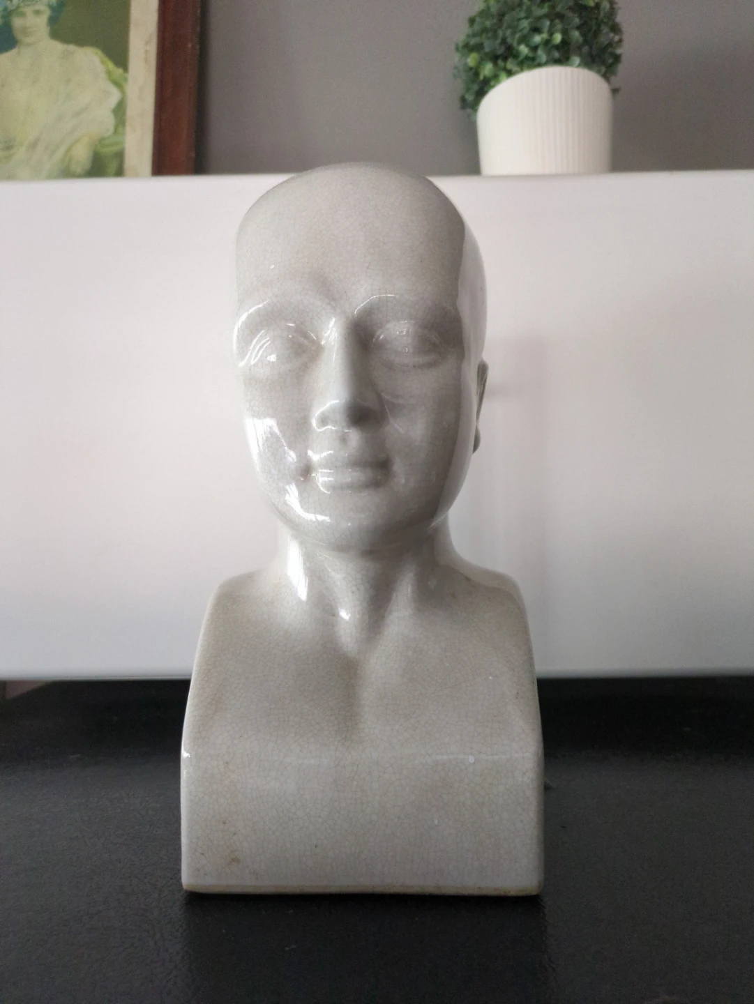 Ceramic Head Bust Display