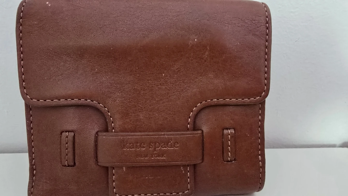Kate Spade New York Brown Leather Bifold Wallet