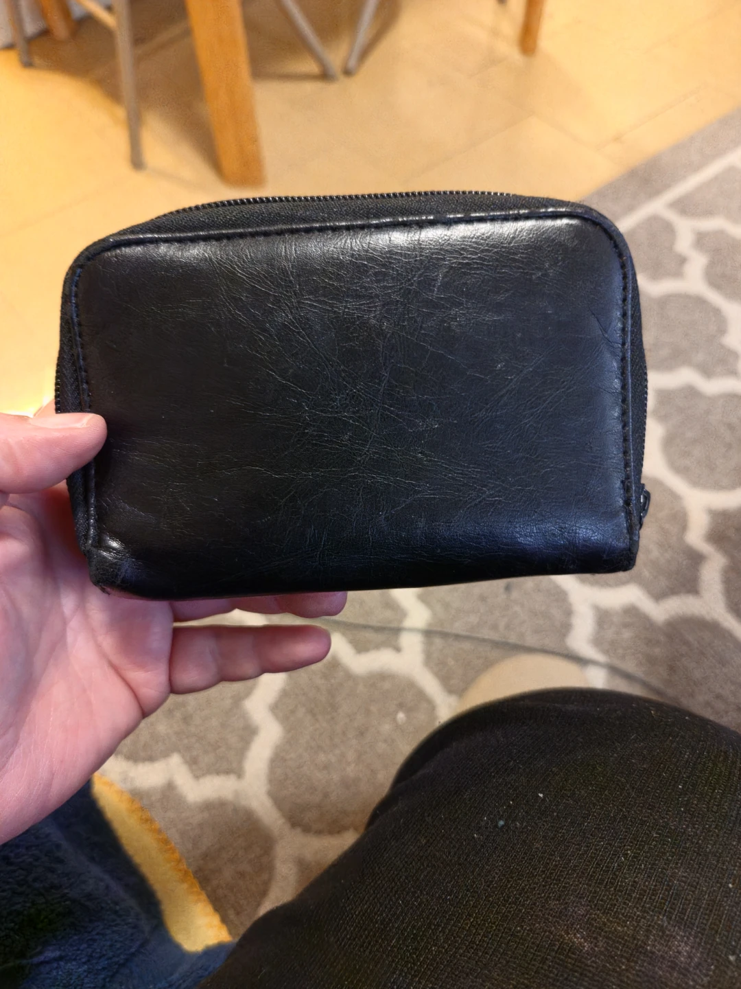 Black Zippered Wallet - photo 2