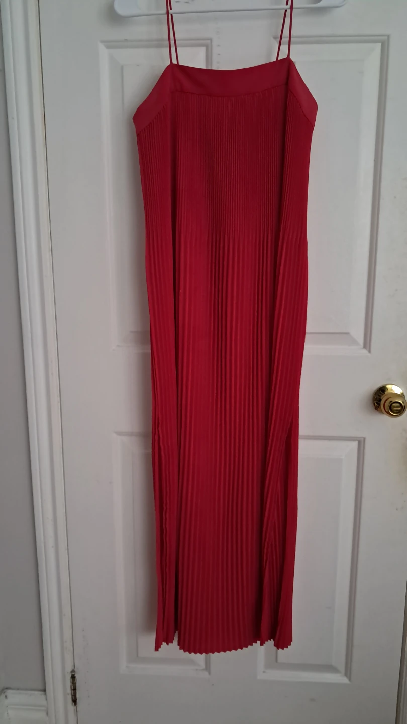 Red Pleated Maxi Dress - & Other Stories