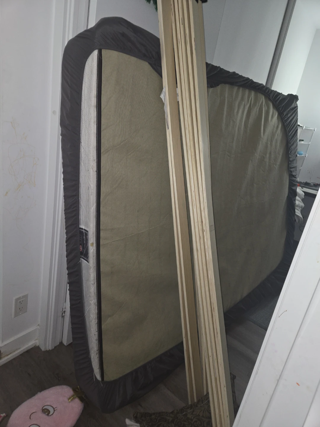 Black king size Metal Bed Frame - photo 2