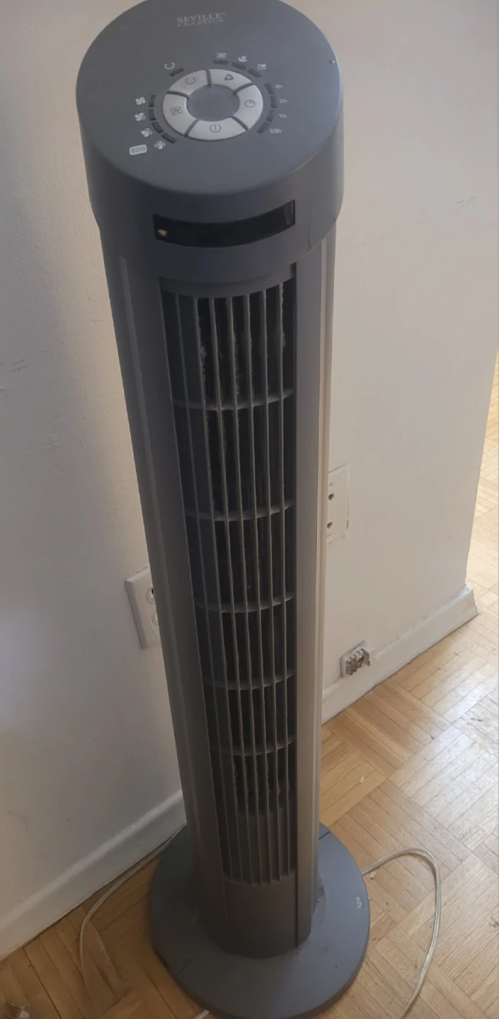 Seville Classics Oscillating Tower Fan