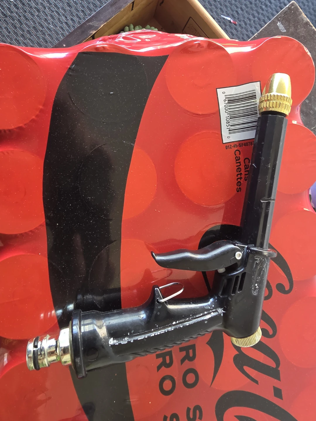 Black Metal Water Spray Nozzle