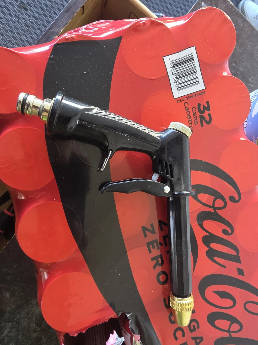 Black Metal Water Spray Nozzle - photo 2