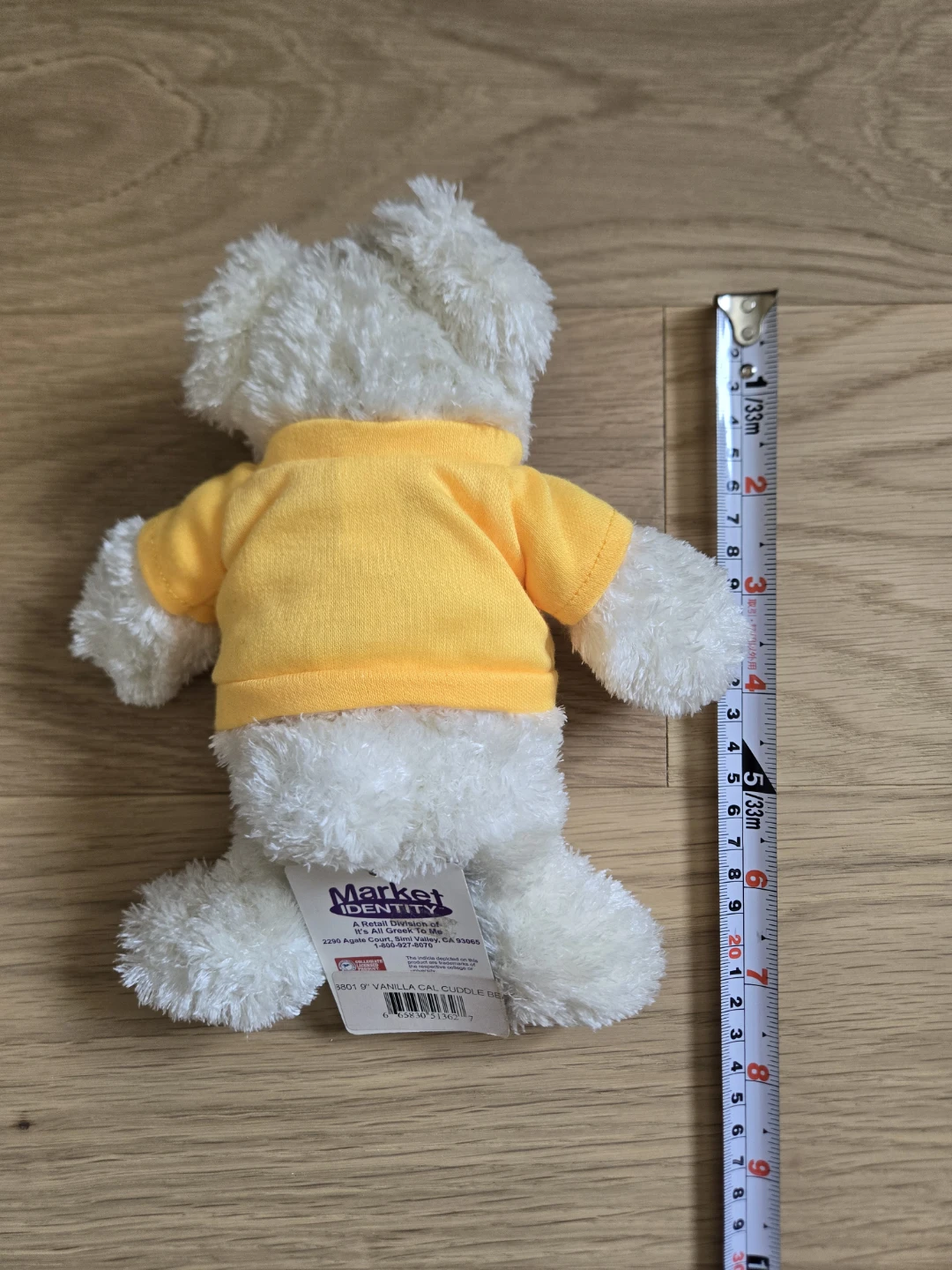 White Teddy Bear Plush Toy Doll University of Michigan - photo 2