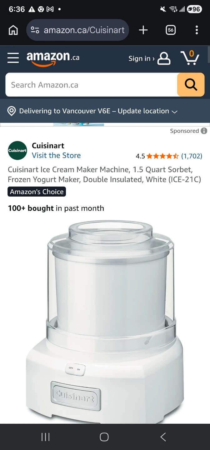 Cuisinart Ice Cream Maker - photo 3