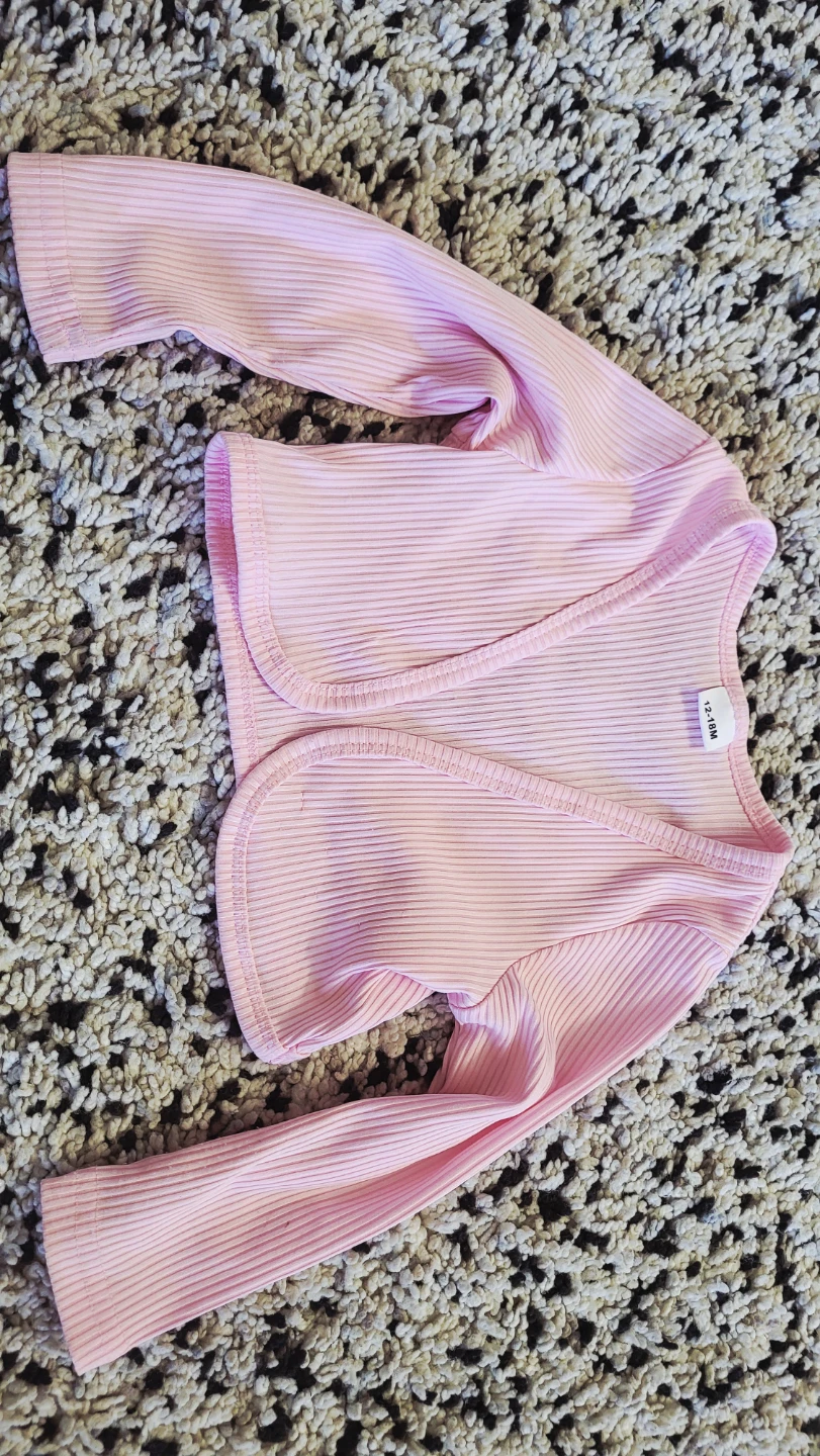 Pink Baby Bolero Cardigan 12-18M