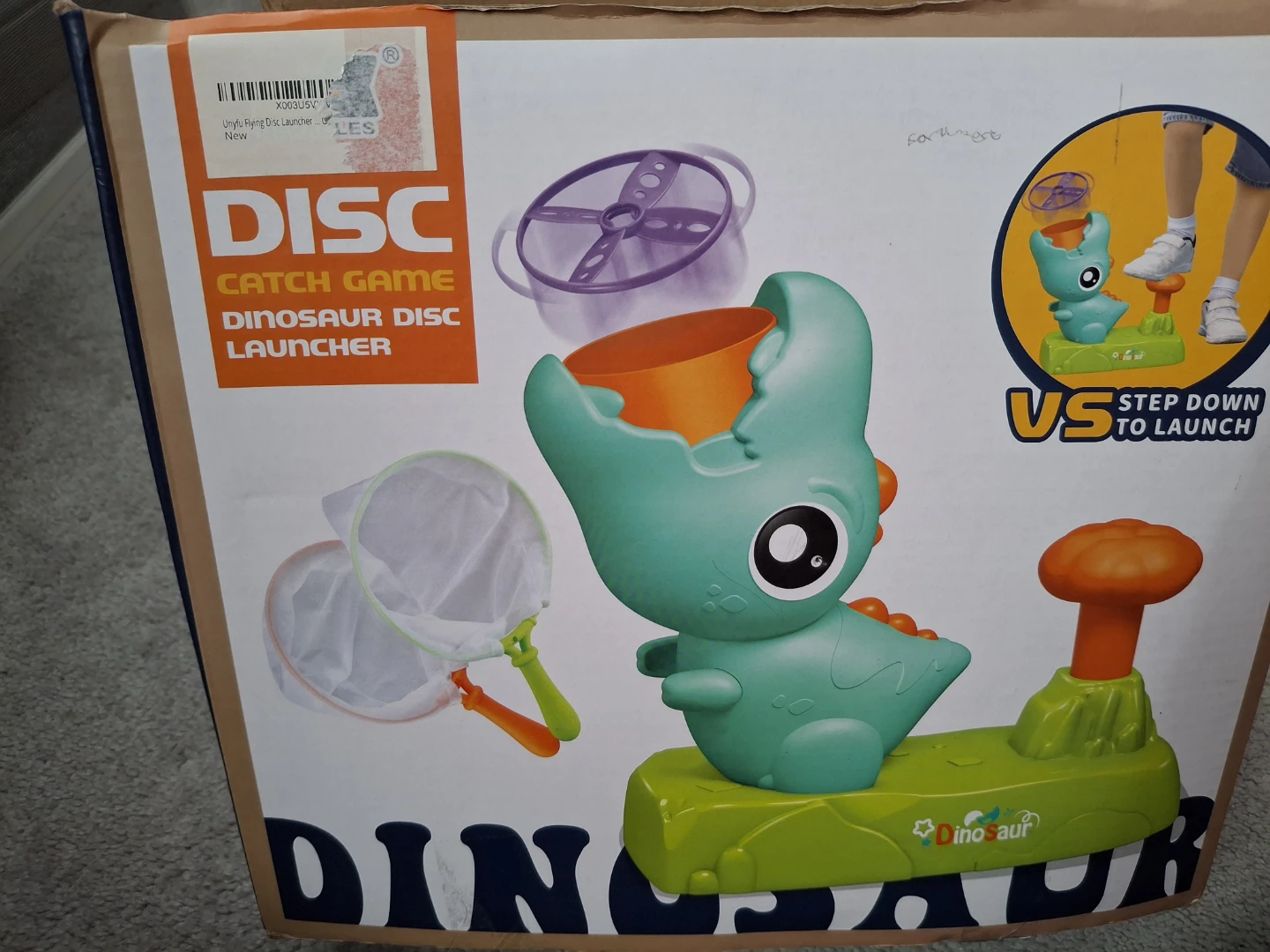 Dinosaur Disc Launcher Catch Game - photo 2
