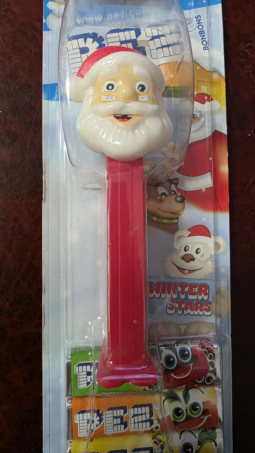 PEZ Winter Stars Candy Dispensers with Candy - Set of 4
