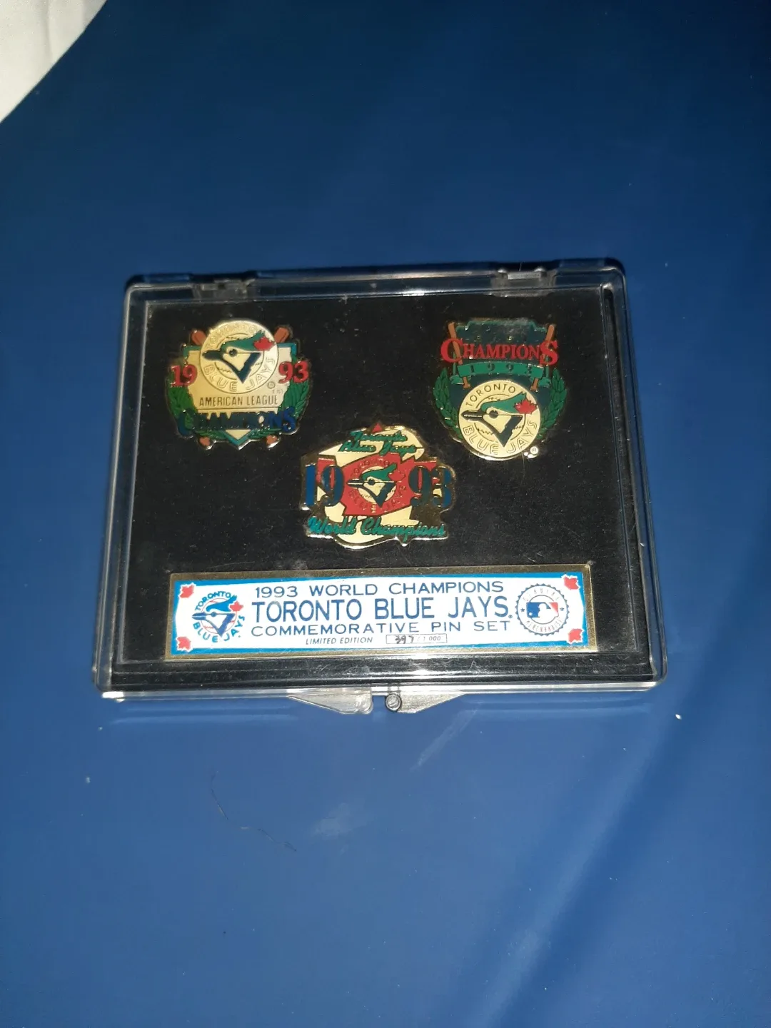 1993 Toronto Blue Jays World Champions Commemorative Pin Set