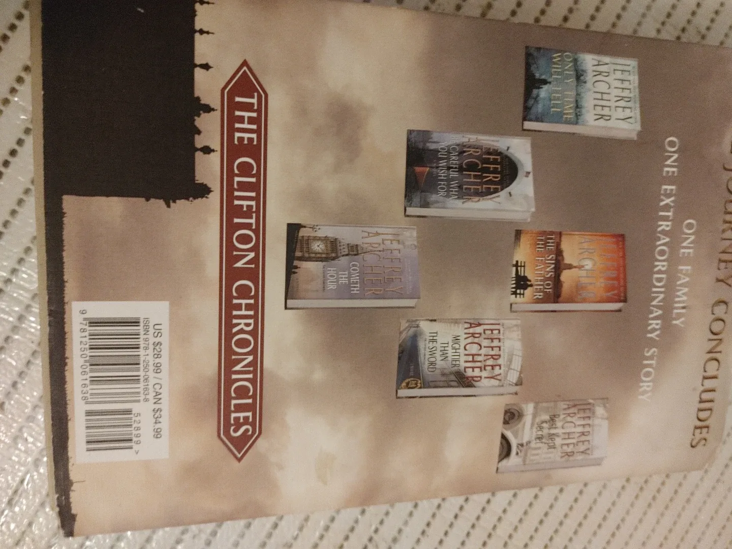 Jeffrey Archer "This Was A Man" The Clifton Chronicles Novel - photo 2