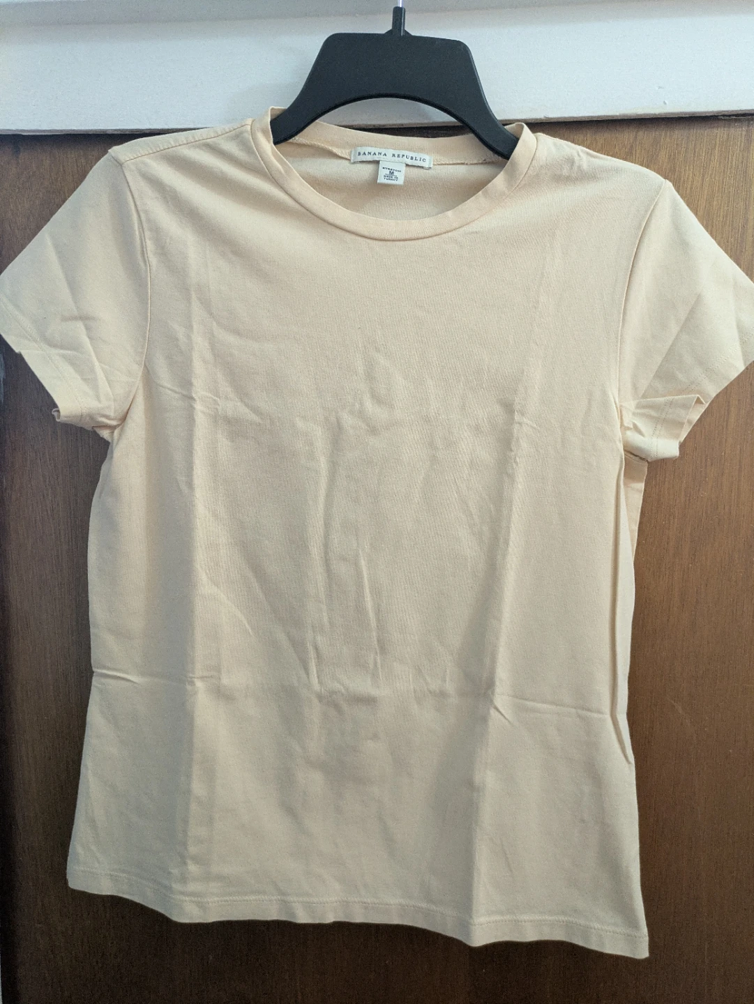 Banana Republic Women's Peach Short Sleeve T-Shirt - Medium - photo 2