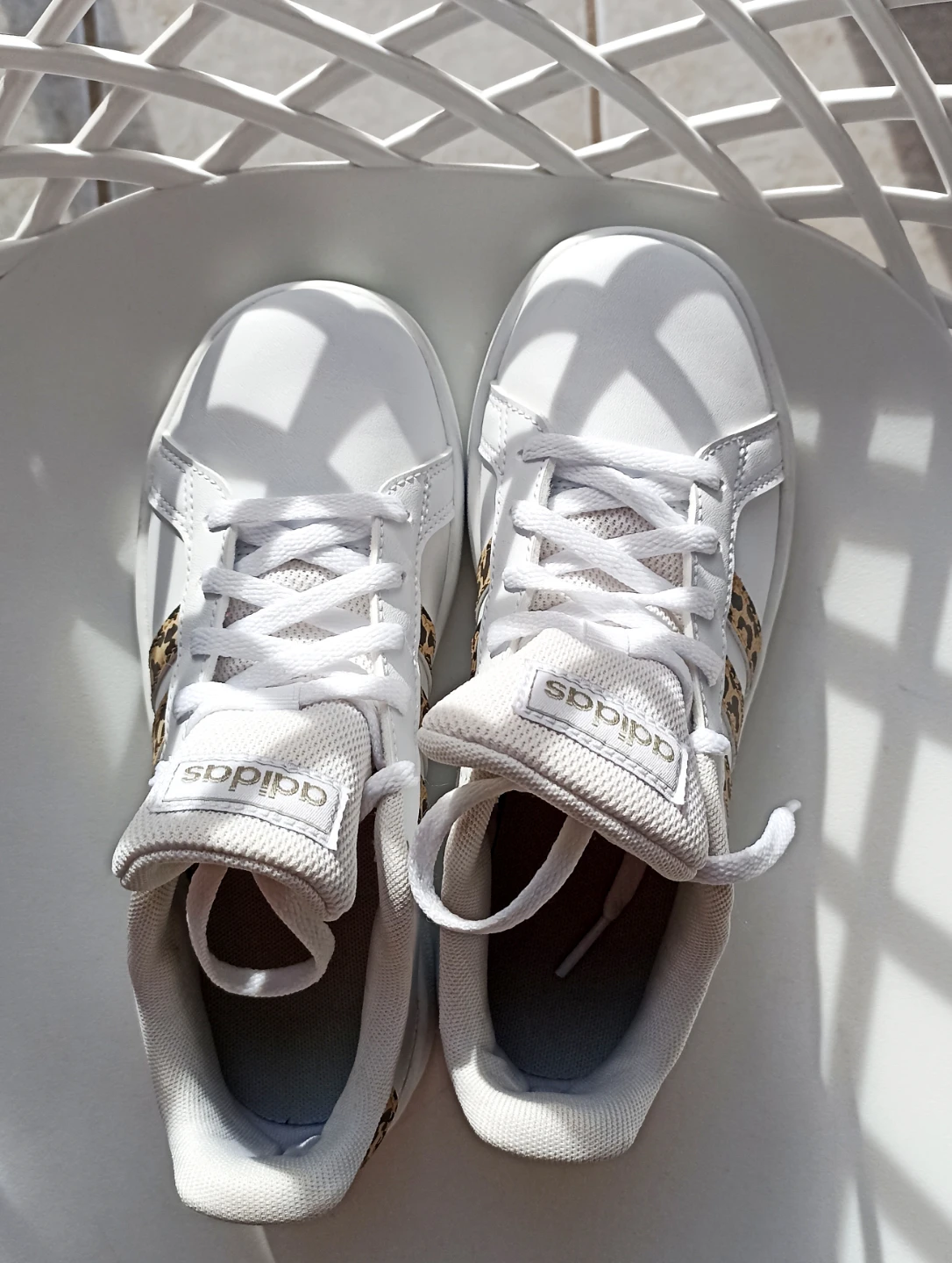 ‼️New‼️ Adidas Child Grand Court K lace tennis shoes 7-9 T - photo 5