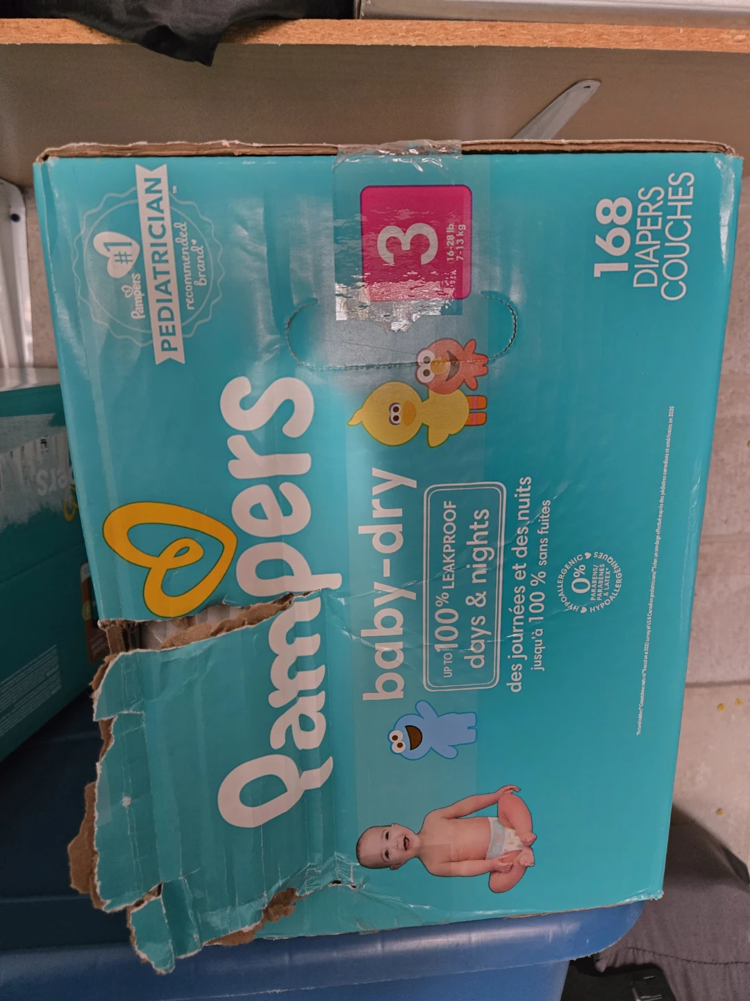 Pampers Baby-Dry Diapers Size 3 - 168 Count - photo 3