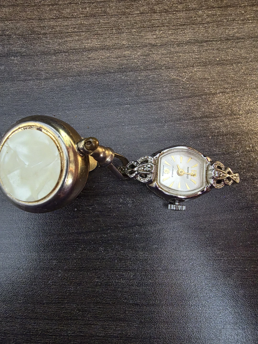 Norwood Women's Vintage Watch with Rhinestones