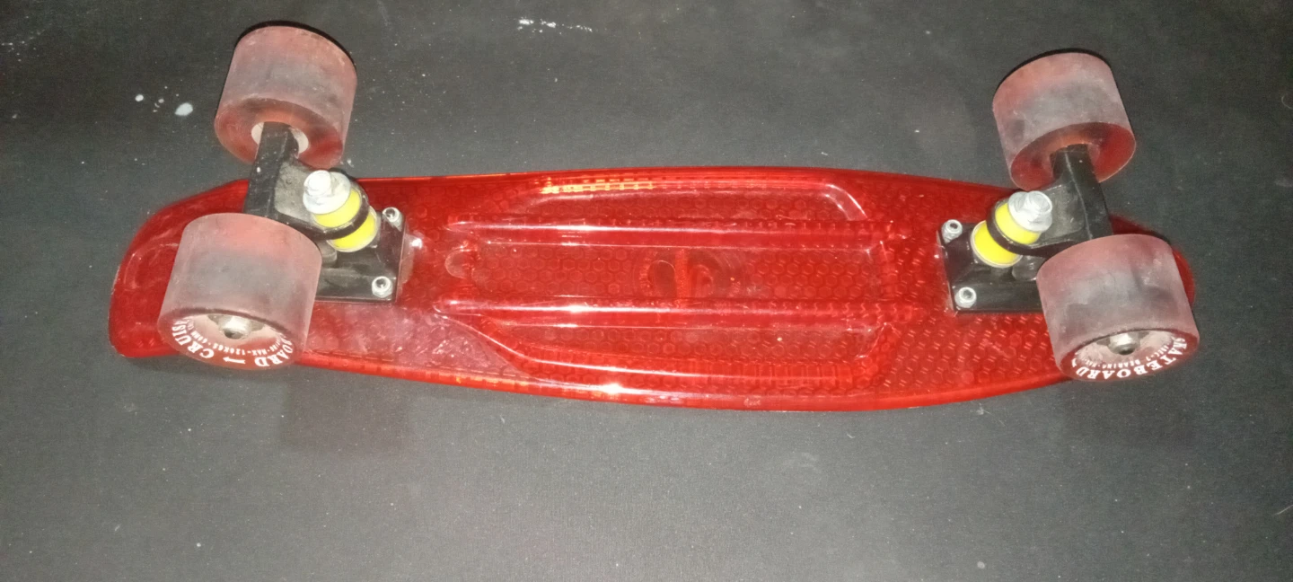 Red Penny Board Skateboard