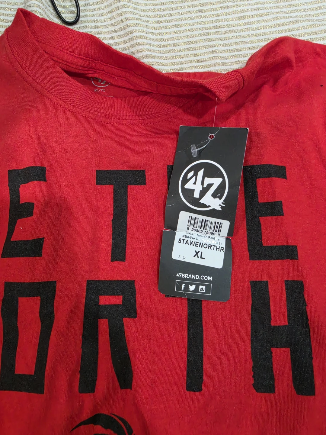 47 Brand Toronto Raptors "We The North" T-Shirt XL - photo 3