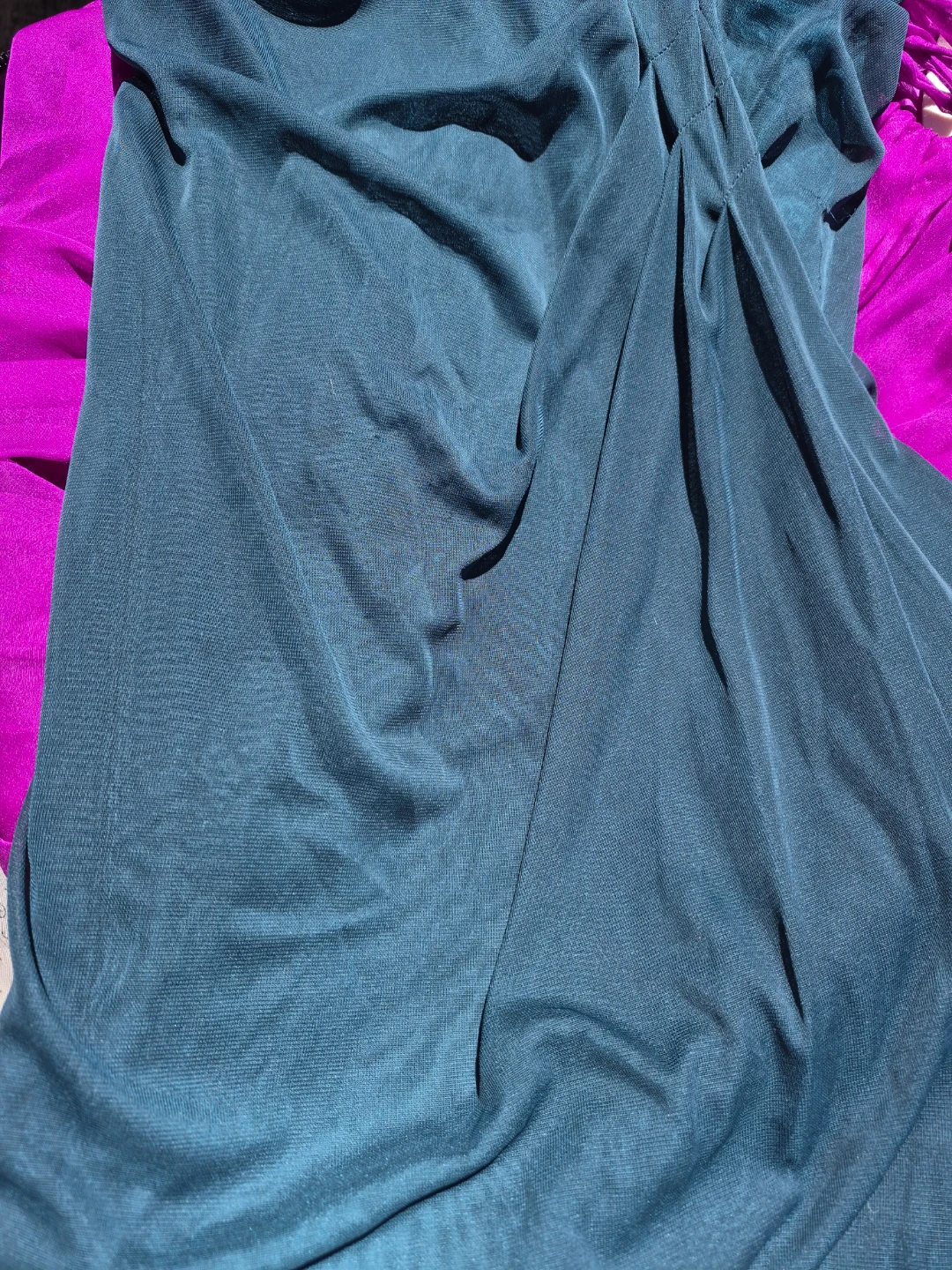 Xscape Embellished Neckline Ruched Gown - photo 4