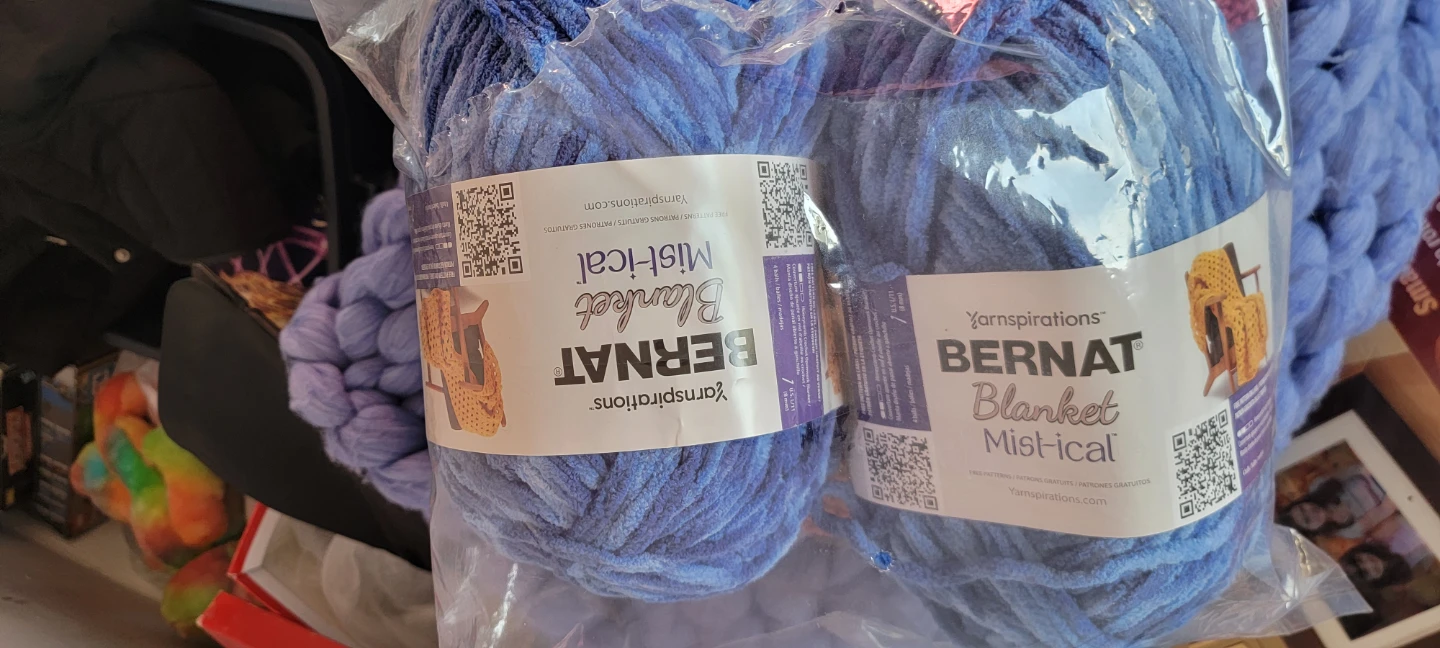 2 pack Bernat Blanket Mist-ical Yarn - Crystal Ocean - photo 2