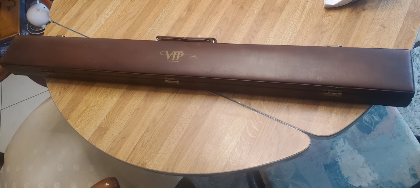 VIP Brown Leather Billiard Cue Case 18 oz - photo 2