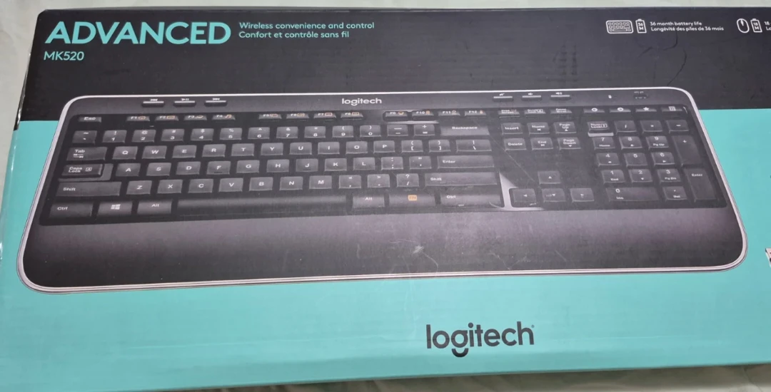 Logitech Advanced MK520 Wireless Keyboard