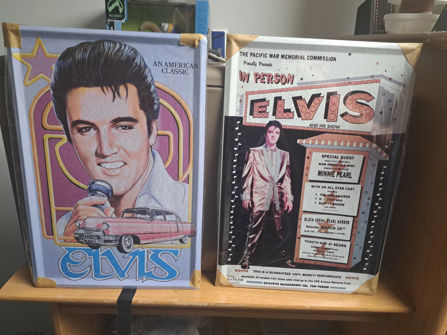 Set of 4 Vintage Style Metal Signs - Elvis and Marilyn Monroe - photo 2