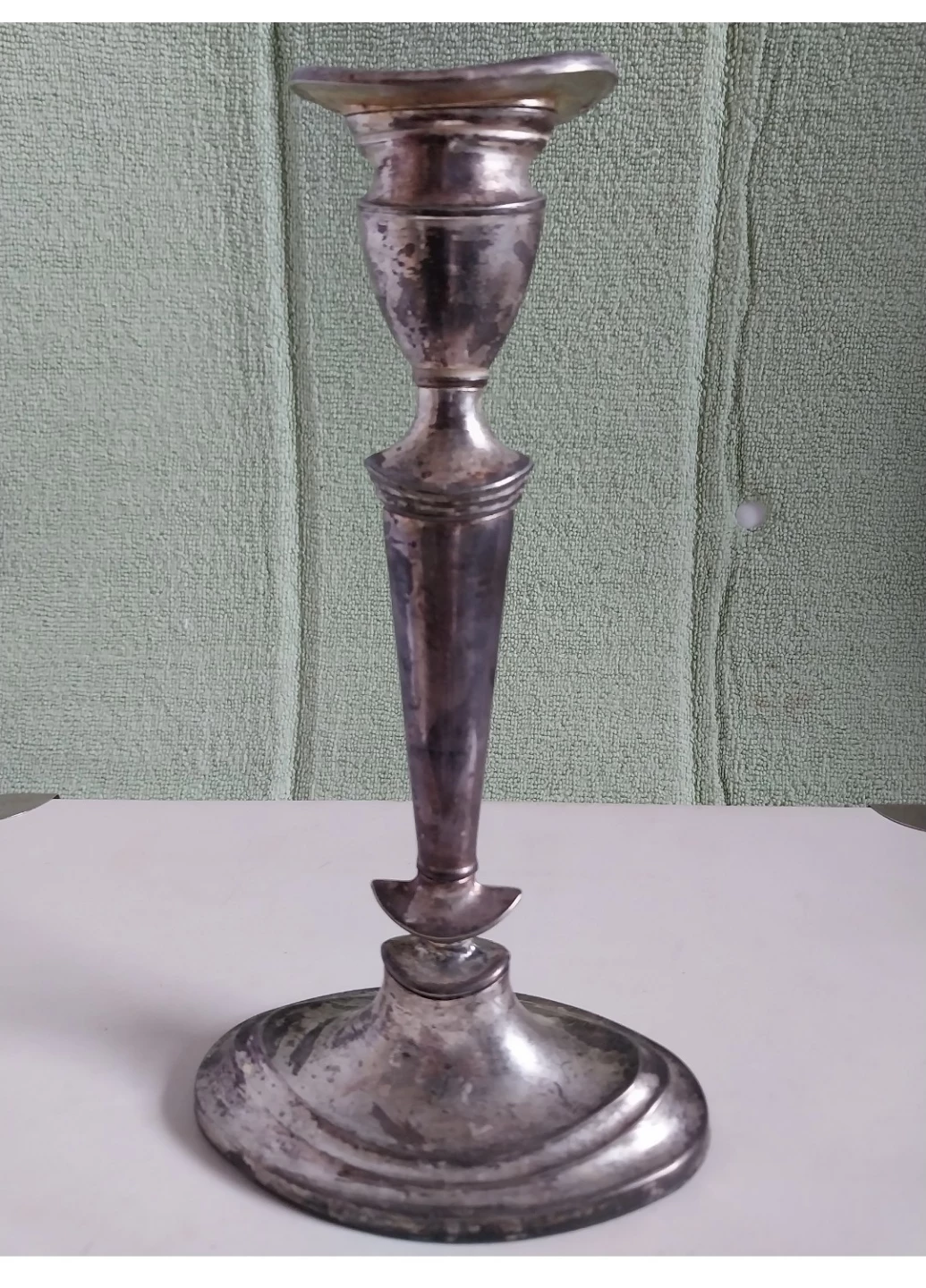 Vintage Silver Plated Candlestick Holder. Pick up only.