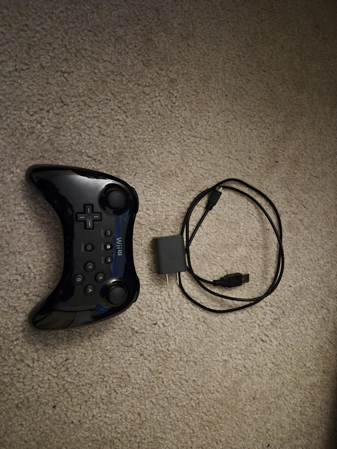 Nintendo Wii U Pro Controller with Charger - photo 2