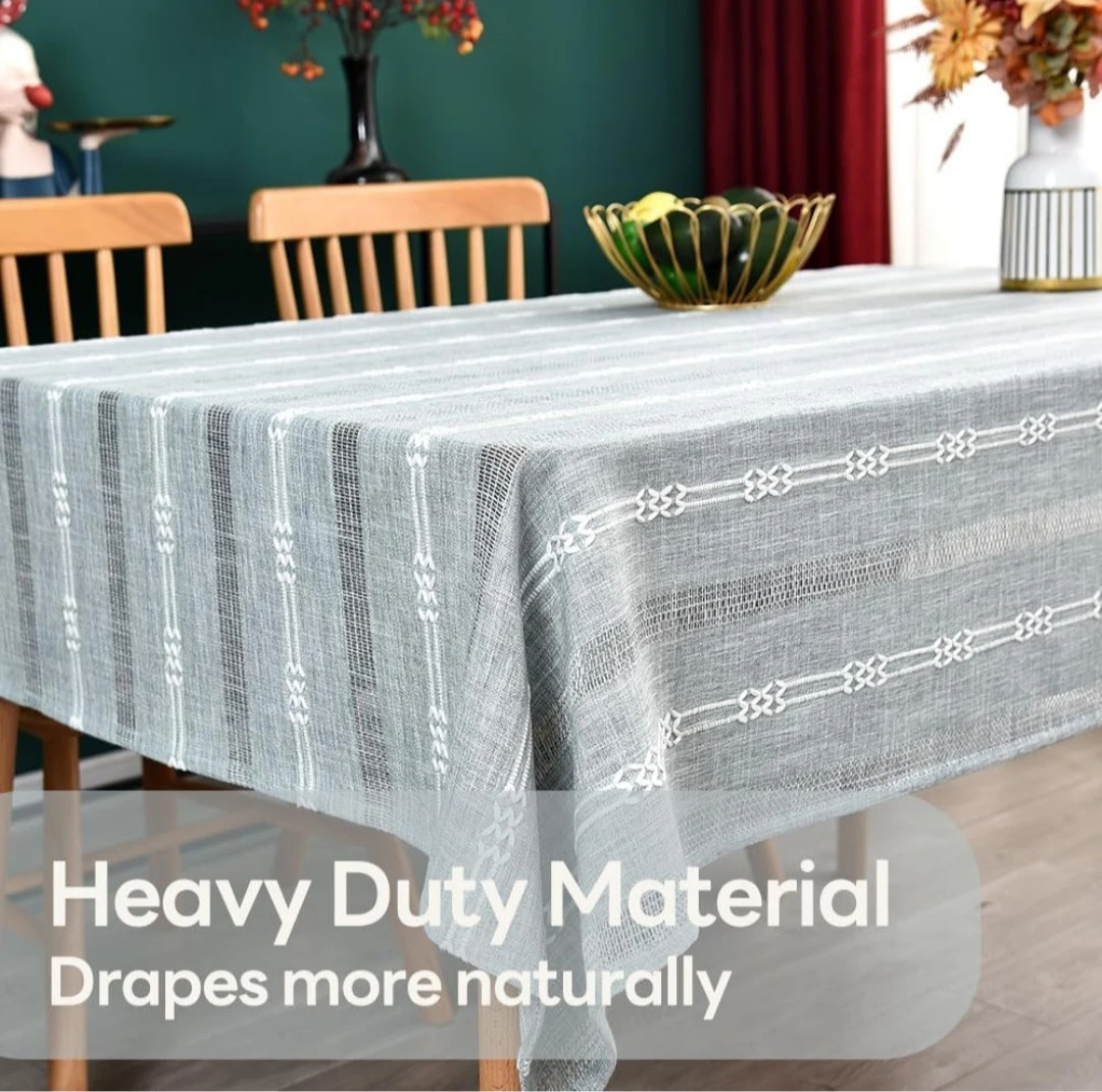 Striped Tablecloth - photo 4