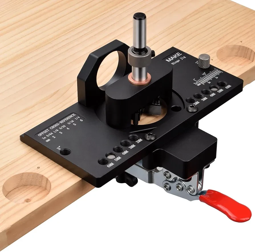 GOINGMAKE Concealed Hinge Jig for Cabinet Doors