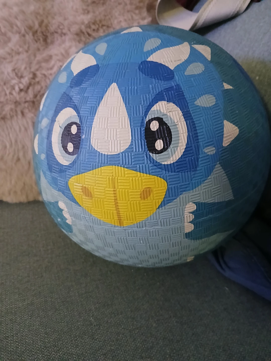 Blue Dinosaur Playground Ball
