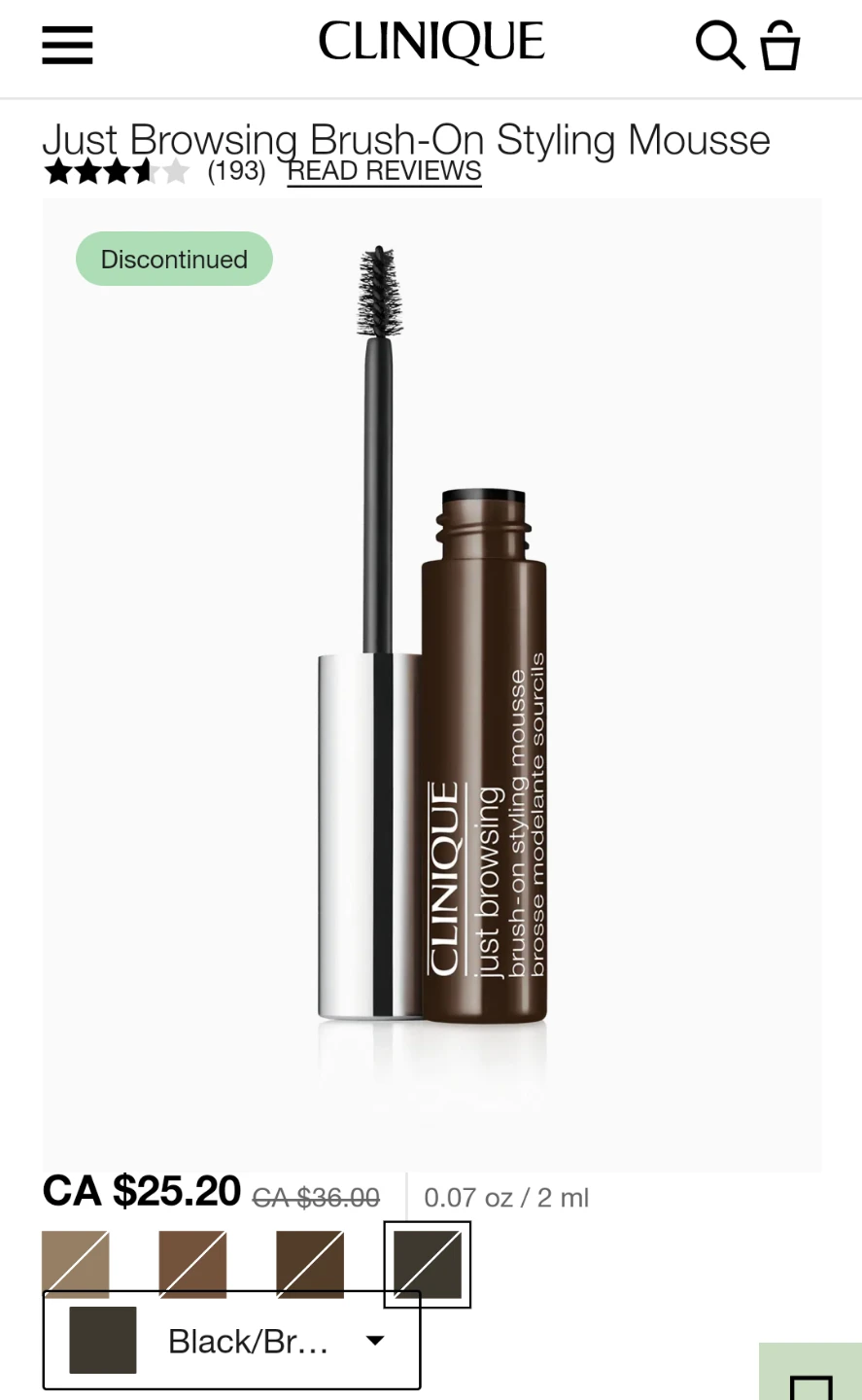 (NEW) 💋 Clinique - Just Browsing Brush-On Styling Mousse - photo 4