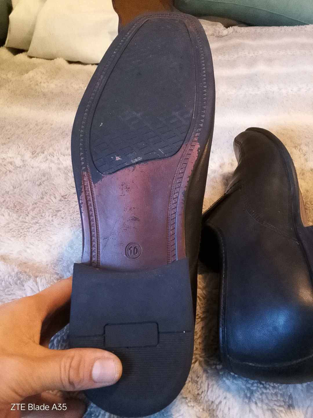 Black Leather Loafers Size 10 FIERI - photo 5