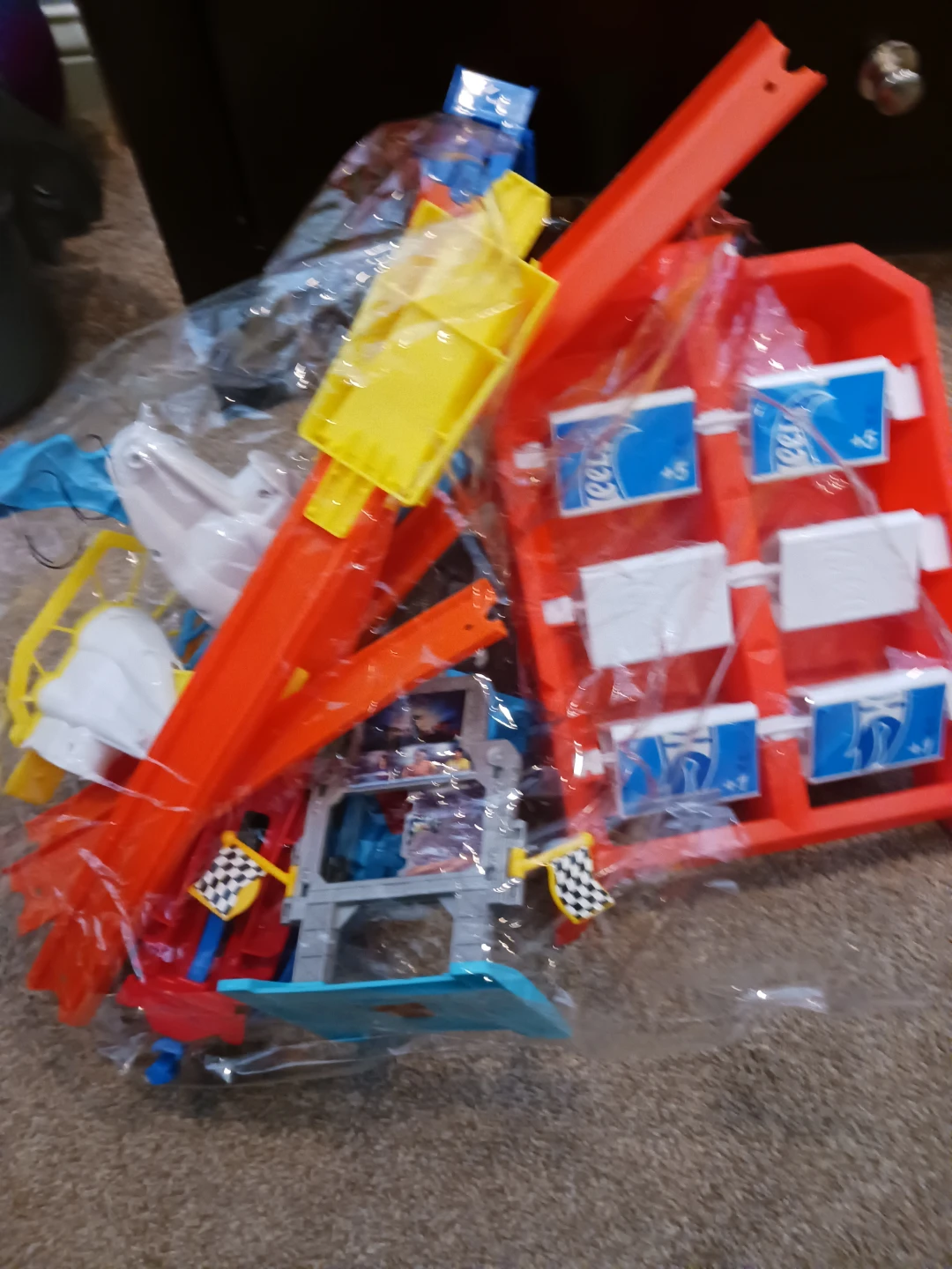 Hot Wheels Track and hot wheels cars bag