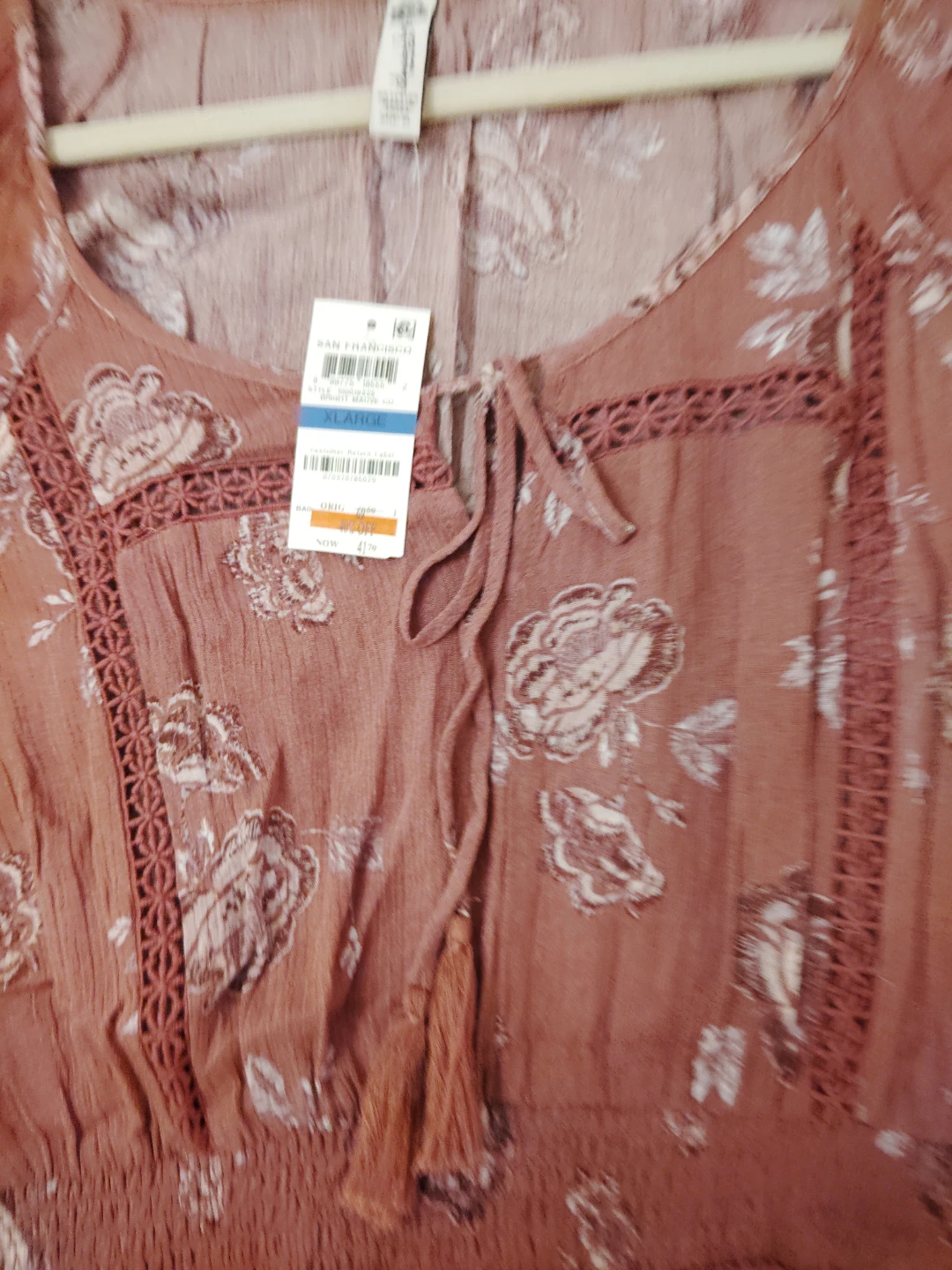 American Style San Francisco Floral Print Dress XLarge - photo 4