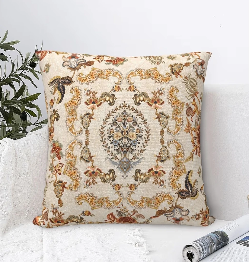 Vintage Floral Throw Pillow Covers (Set of 2) - photo 4