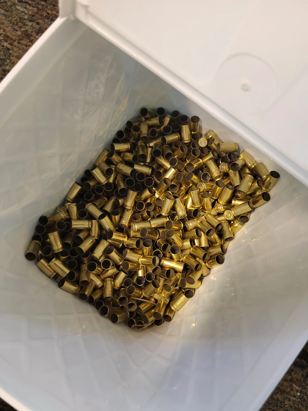 1000 Brass 9mm Ammunition Casings