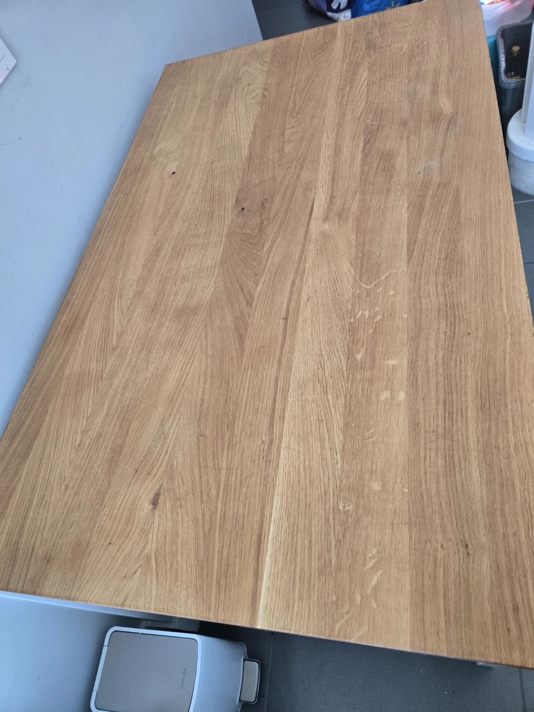 Newly refinished ikea tornviken kitchen island  butcher block - photo 3
