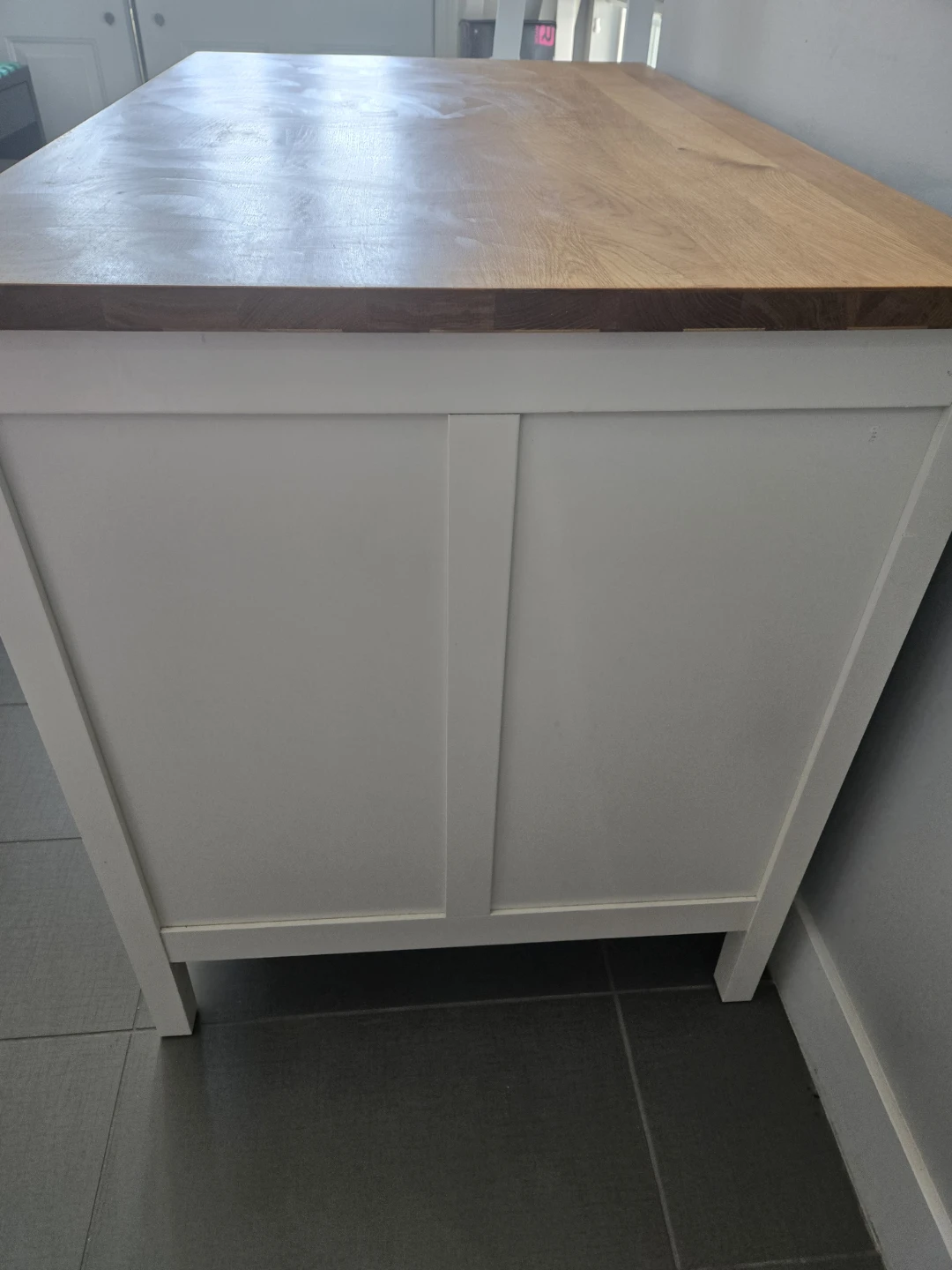 Newly refinished ikea tornviken kitchen island  butcher block - photo 4