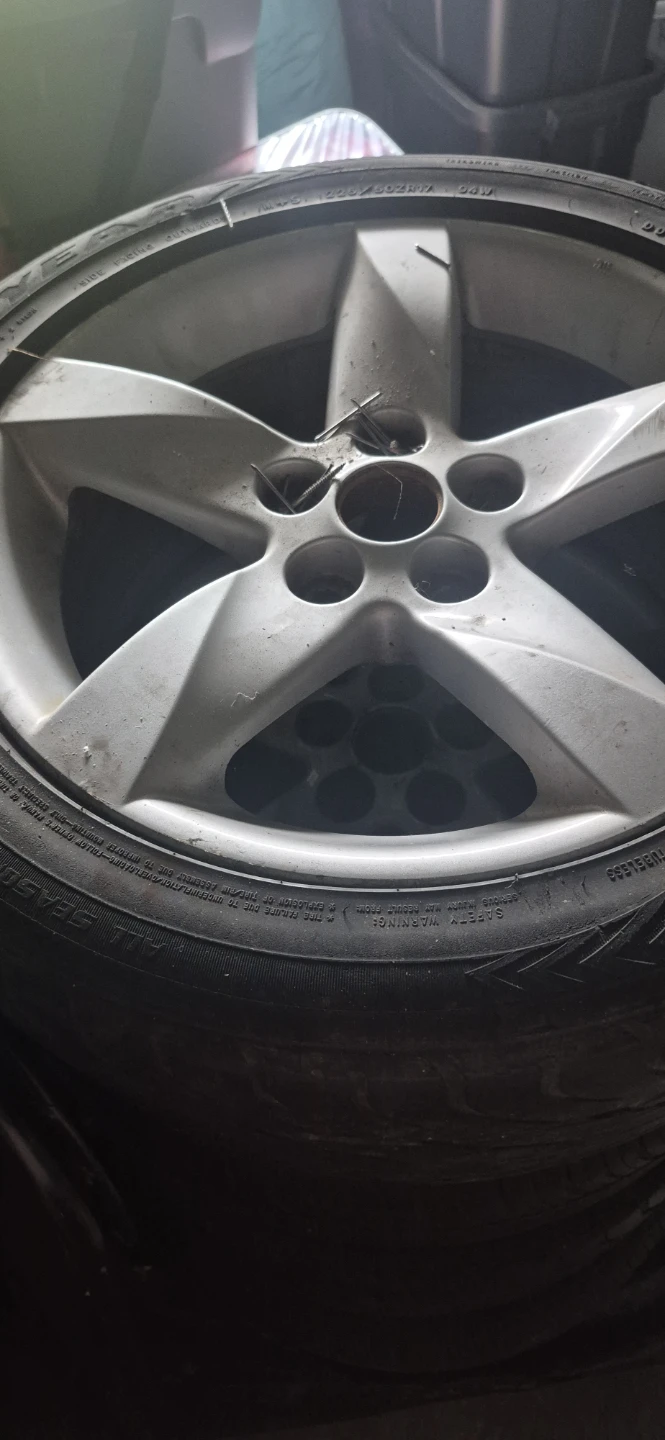 Set of 4 Used Tires and Rims