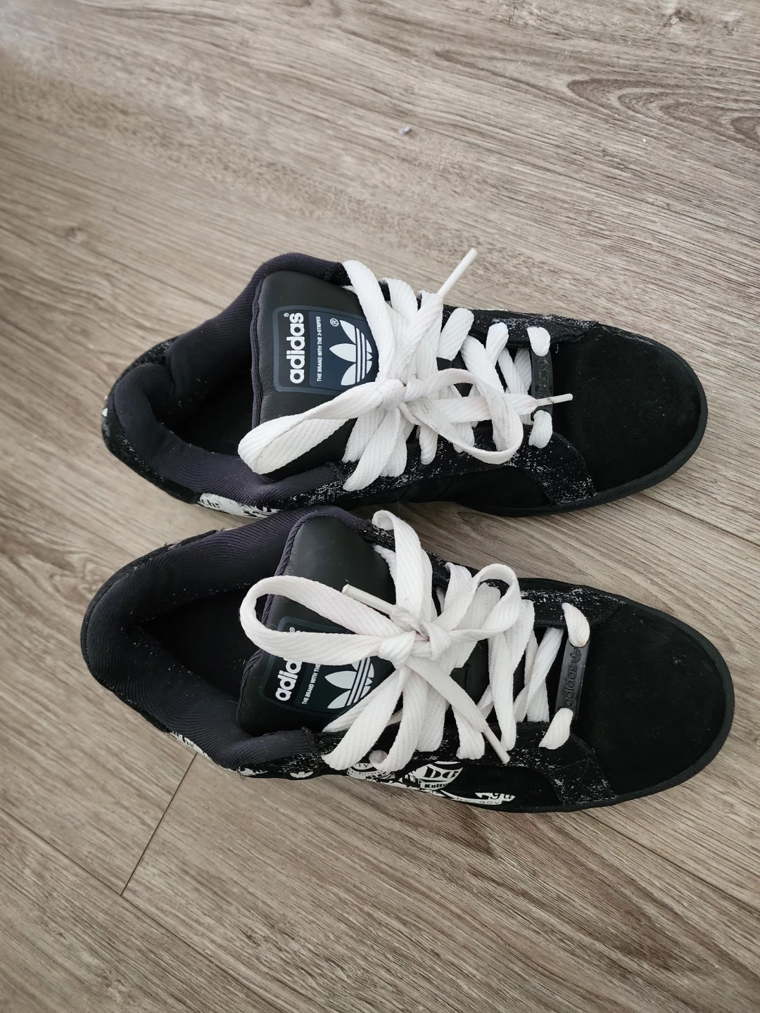 Adidas Black Shoes - Size US 9