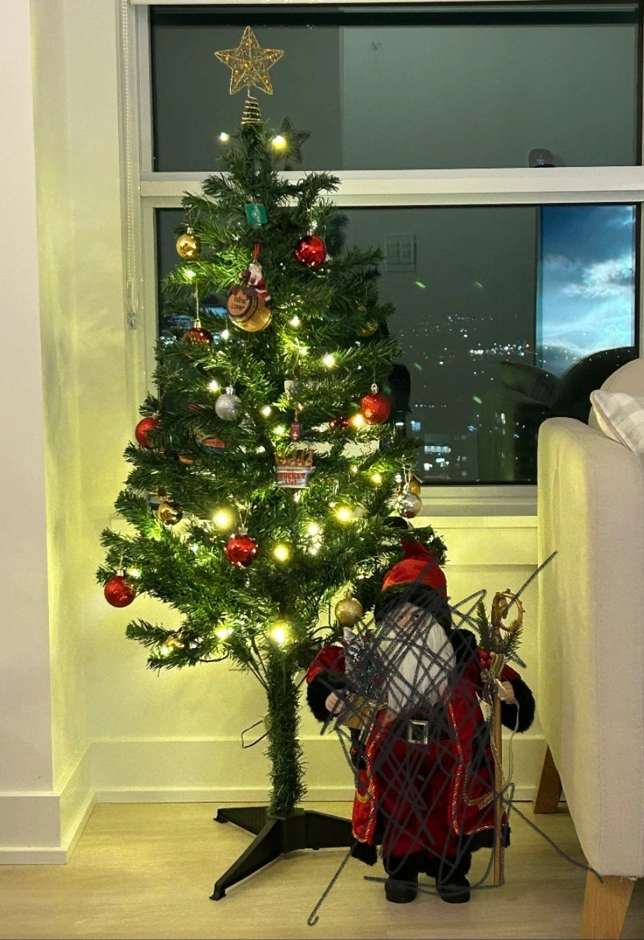 Holiday Time 4 ft. Pre-Lit Concord Pine Tree - photo 4