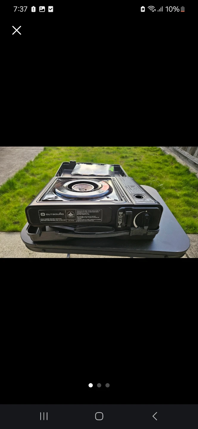 Camping bundle: Tent + electric air pump + gas portable stove - photo 3
